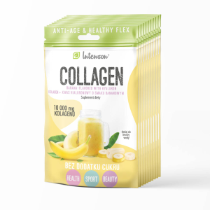 Kolagen o smaku bananowym hial wit C 10x11,1g
