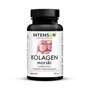 Kolagen morski + witamina C + kwas hialuronowy 120 tabletek 