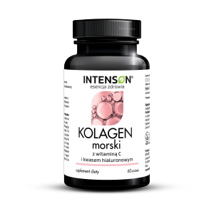 Kolagen morski + witamina C + kwas hialuronowy 60 tabletek 
