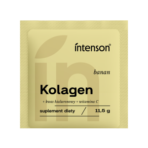 IN-Kolagen saszetka + witamina C + kwas hialuronowy o smaku banan 11,5 g