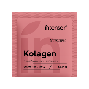 IN-Kolagen saszetka + witamina C + kwas hialuronowy o smaku truskawka 11,5 g 