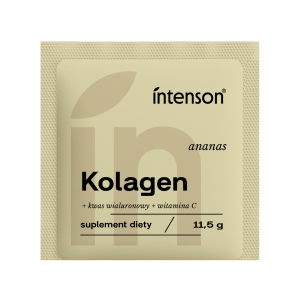 IN- Kolagen saszetka + witamina C + kwas hialuronowy o smaku ananas 11,5 g  
